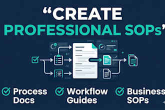 create professional sops and process documentation