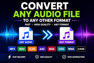 convert any audio file to any other format
