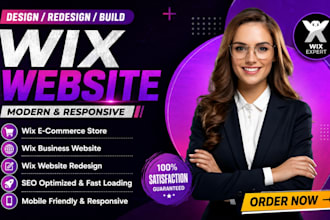 design wix studio website, responsive wix studio website design, fix wix studio