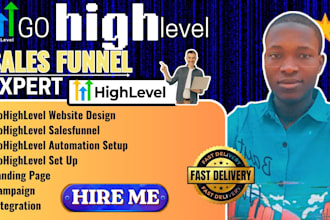build go high level website be your salesfunnel go high level expert