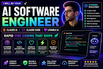 be your ai software engineer, claude ai code, lovable ai vibe coder