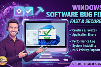 do windows software debug and installation