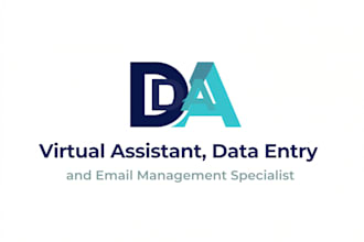 be your professional virtual assistant for data entry and email management