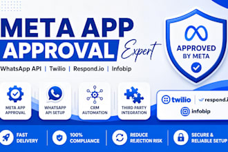 approve meta app meta developer app meta app approval twilio respond io infobip