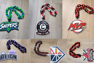 design custom 3d cuban hypechain 3d logo pendant printable bambulab 3d printing