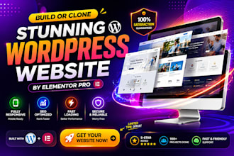 copy, clone, redesign, duplicate website using elementor pro