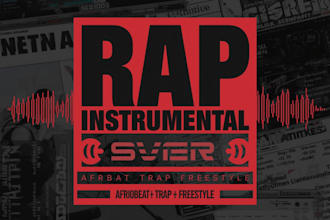 make afrobeat or trap beat for freestyle rap with hook