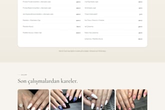 creat a modren landding page