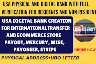 create usa bank creation usa physical address bank creation usa proof of address