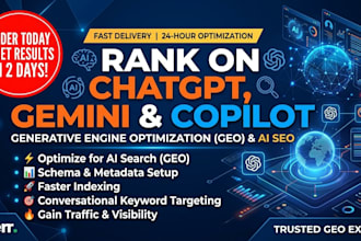 do generative engine optimization GEO and ai SEO optimization fast