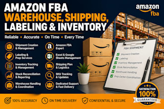 manage amazon fba shipments, inventory and warehouse