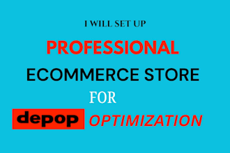 set up and depop store SEO to rank higher more result