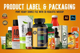 design product packaging, mailer box, subscription box and 3d box mockup