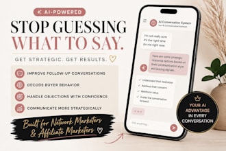 create strategic ai powered responses for network marketers