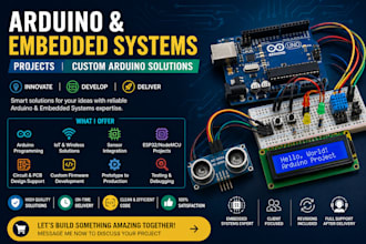 design arduino and embedded systems projects custom arduino solutions