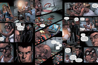 comic book illustration comic strip graphic novel pages comic artist comic page