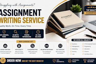 write professional assignment and academic papers