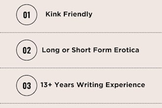 write dark romance and immersive nsfw fiction