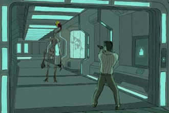 do character and background design