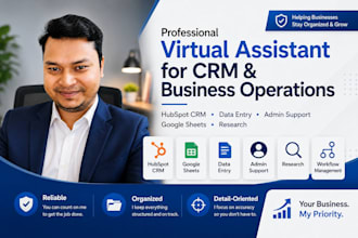 be your CRM virtual assistant and admin support