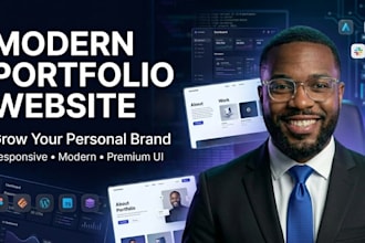 create a modern portfolio website in 24 hours to grow your personal brand
