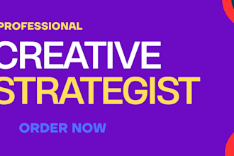 be your expert brand strategist and creative director