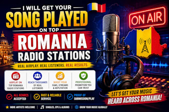 get your song played on top romania radio stations