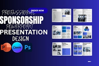 design sponsorship presentation, sponsorship pitch deck, canva slide, ppt maker