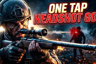 professional bgmi free fire youtube thumbnails