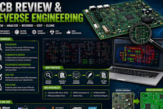pcb review, schematics review, pcb reverse engineering, edit pcb pcb clone