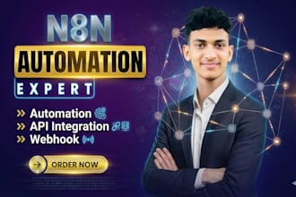 build n8n workflow automation with ai and API integration
