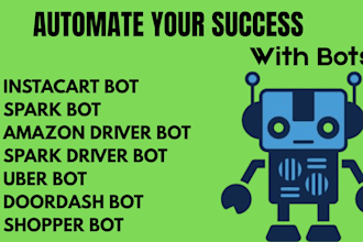 instacart bot doordash bot spark driver bot uber bot amazon driver bot spark bot