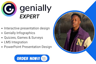 design interactive genially presentations setup learnworlds