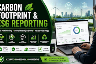 do carbon footprint, esg reporting, ghg accounting and sustainability report
