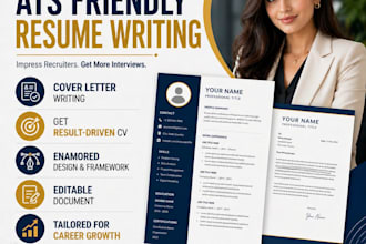 make ats friendly resume or CV and cover letter