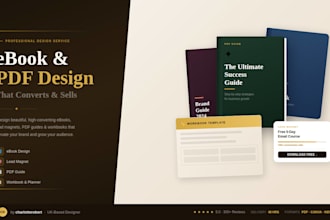 professional ebook, lead magnet, pdf guide and workbook