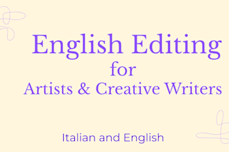 improve english for artists and creative writers