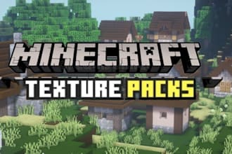 create a custom minecraft resource pack with unique HD textures