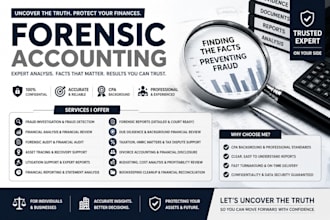 perform forensic accounting, fraud detection, and financial audits