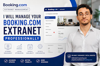 help you manage your booking com extranet and get more reservations
