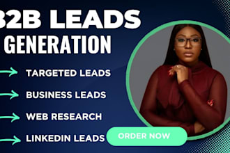 provide geo targeted b2b lead generation and verified leads for sales