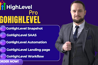 setup gohighlevel snapshot ghl workflow ghl automation ghl saas ghl landing page