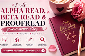 beta read your spicy romance, fantasy romance or dark romance