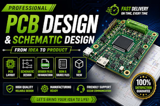 fix, modify and optimize your pcb design and schematic professionally