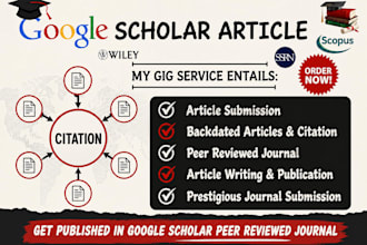 increase backdate google scholar citations write and publish research articles