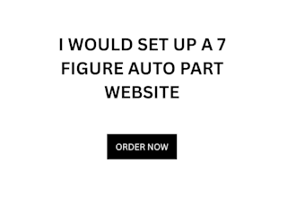 build an auto part website