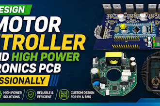design ev motor controller bms and high power electronics pcb professionally