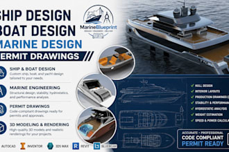 do ship design, boat design, marine design, permit drawings