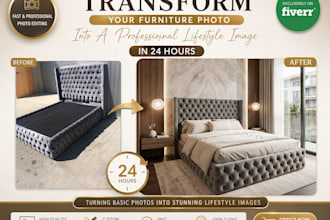 transform your furniture photo into a professional lifestyle
