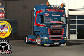 design custom ets 2 ats truck skins and professional liveries, ets2 ats